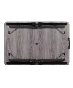 Tavolo allungabile da campeggio Brunner "Elùtop Compack Extension" effetto legno 116/155x70x80 cm