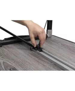 Tavolo pieghevole da campeggio Brunner "Elùtop Compack" effetto legno 120x70x70 cm