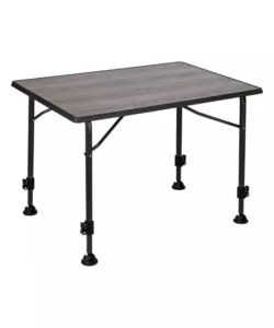 Tavolo pieghevole da campeggio "Linear Greywood" effetto legno 100x68x83 cm