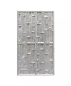 Rivestimento murale fonoisolante Divina Home effetto pietra graffiata grigio tortora 60x2,5x120 cm