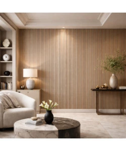 Rivestimento murale decorativo Divina Home effetto legno rovere 30x1x120 cm