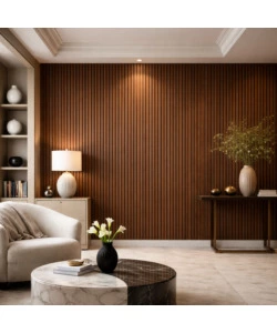Rivestimento murale decorativo Divina Home effetto legno noce chiaro 30x1x120 cm