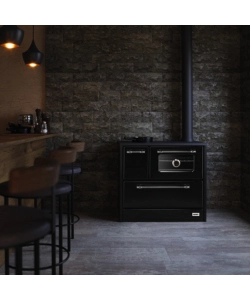 Cucina a legna Blinky "Dany" antracite 9kW
