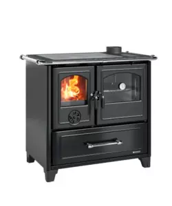 Cucina a legna La Nordica Extraflame "Family" antracite 8 kW