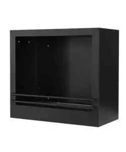 Camino bioetanolo da pavimento Divina Fire "Trauman" effetto marmo bianco 121x38x108 cm