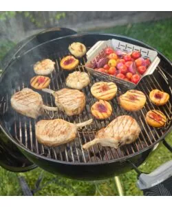 Barbecue a carbone Weber "Originale Kettle Premium" nero con griglia 57 cm