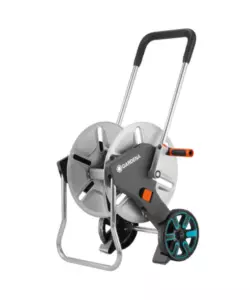 Carrello avvolgitubo manuale Gardena "Clever Roll M Metal" in metallo 60 mt