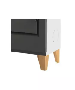 Gambe in legno per stufa Caris "Fiore"