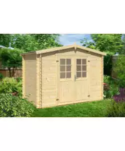 Casetta da giardino in legno Lasita Maja "Trento 1" in abete 280x180 cm