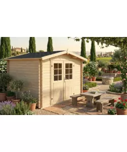 Casetta da giardino in legno Lasita Maja "Trento 1" in abete 280x180 cm