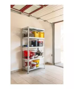 Scaffale 5 ripiani in metallo Grima "Maciste" grigio 1300 kg 100x50x196 cm