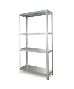 Scaffale 4 ripiani in metallo Grima "Maciste" grigio 1040 kg 120x40x196 cm