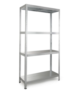 Scaffale 4 ripiani in metallo Grima "Maciste" grigio 1040 kg 120x40x196 cm