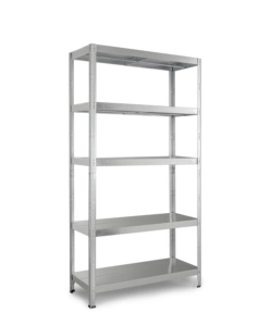 Scaffale 5 ripiani in metallo Grima "Maciste" grigio 1300 kg 120x40x196 cm