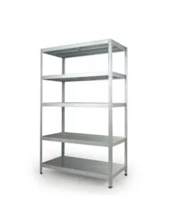Scaffale 5 ripiani in metallo Grima "Maciste" grigio 1300 kg 120x60x196 cm
