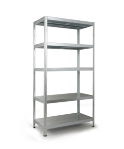 Scaffale 5 ripiani in metallo Grima "Maciste" grigio 1300 kg 120x50x234 cm