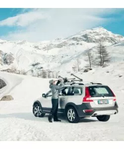 Portasci tetto auto Thule "Snowpack" nero 6 paia