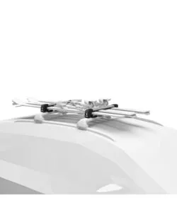 Portasci tetto auto Thule "Snowpack" grigio 4 paia