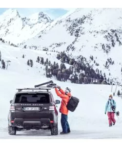 Portasci tetto auto Thule "Snowpack" nero 5 paia