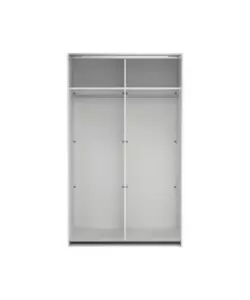 Armadio scorrevole "Como L120" bianco 118,5x62x200,4 cm