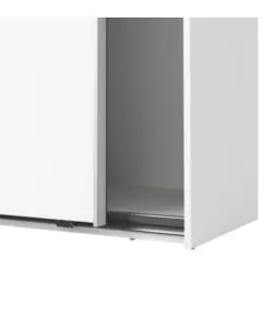 Armadio scorrevole "Como L120" bianco 118,5x62x200,4 cm