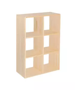 Scaffale in kit "Kuboa" 3x2 contenitori