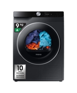 Asciugatrice a pompa di calore Samsung "Series 6 DV90DG6845LB" carico 9 kg classe energetica A