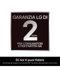 Asciugatrice a pompa di calore LG "RH18U8AVCW" carico 18 kg classe energetica D