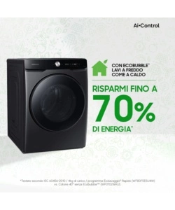 Lavatrice Samsung "WF20DG8650BV" carico 20 kg classe energetica A