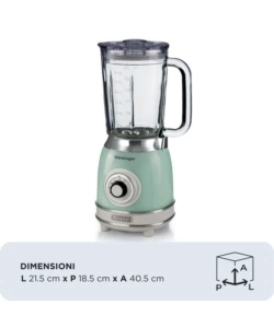 Il frullatore Ariete "583 Vintage" verde 1,5 lt 1000 W