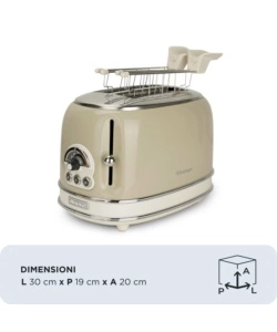 Tostapane Ariete "155 Vintage" beige 810W