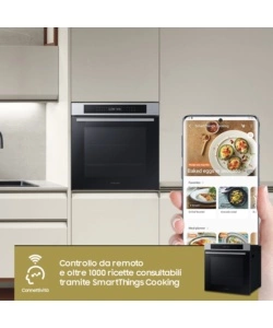 Forno elettrico da incasso Samsung "NV7B4040VBS/U5" Vapore e Wifi classe energetica A+