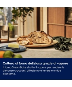 Forno da elettrico da incasso Electrolux "Steam Bake" 59,4x56,9x59,4 cm classe energetica A+