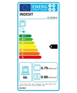 Forno da incasso elettrico Indesit "IO 2350H X" 59,5x55,1x59,5 cm classe energetica A