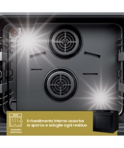 Forno elettrico da incasso Samsung "NV7B4040VBB" Black inox classe energetica A+