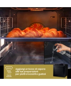 Forno elettrico da incasso Samsung "NV7B4040VBB" Black inox classe energetica A+