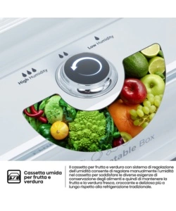 Frigorifero Combinato Hisense "RB64N4BIE" grigio 70x69,4x200 cm classe energetica E