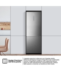 Frigorifero Combinato Hisense "RB64N4BIE" grigio 70x69,4x200 cm classe energetica E