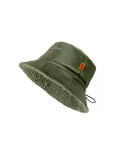 Cloche Kapriol reversibile verde militare