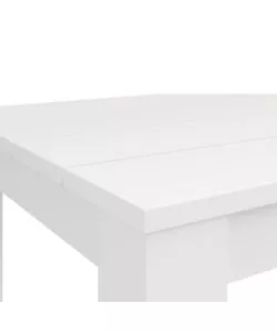 Tavolo "Granada" bianco dogato 135x80 cm