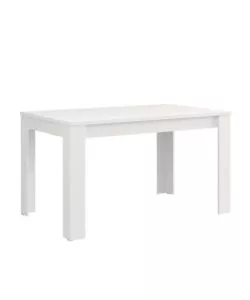 Tavolo "Granada" bianco dogato 135x80 cm