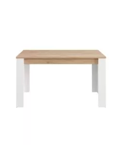 Tavolo "Granada" bianco-rovere dogato 135x80 cm