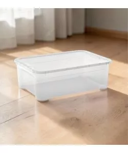 5 pezzi contenitori con coperchio trasparenti "Tbox" M
