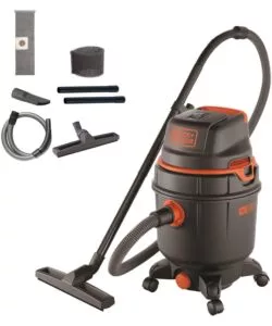 Aspiratore solidi liquidi elettrico Black&Decker "BXVC30XPE" 1600w 30lt 37l/s